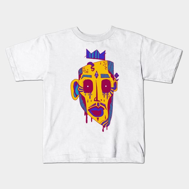 Triad Strange King Juan Kids T-Shirt by kenallouis